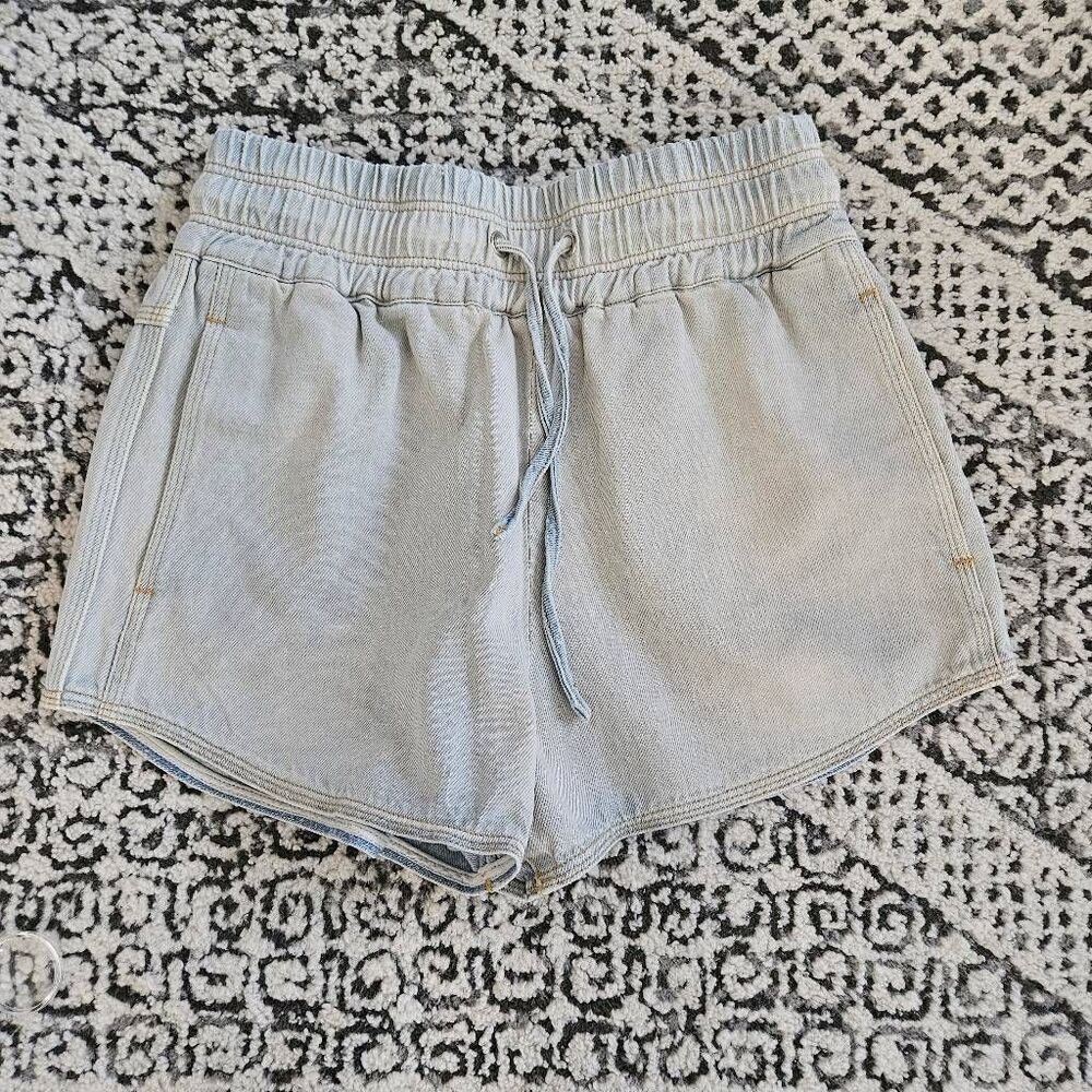 Iro Bleached Blue Denim Shorts Size 36 (Us 4)